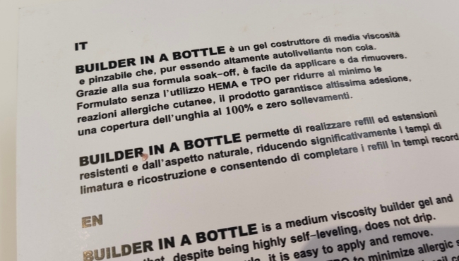 Rebecca | Builder in a Bottle Base Semipermanente Costruttore Robusto da 10ml
